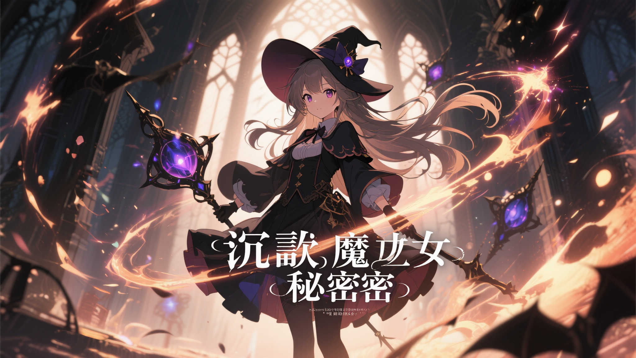 动画《沉默魔女的秘密》公布全新主视觉图及第二部宣传片